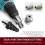 3Pcs PVC Pipe Threading Tool Kit, Includes 1/2" & 3/4" Internal/External Thread Cutters, Reamer and Step Drill Bit 3
