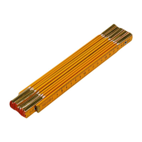 2X Portable Carpenter Wooden Folding Ruler 200cm/79Inch 1
