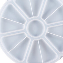 Flower Fruit Trays Resin Mold Jewelry Storage Box Silicone Mould Round Epoxy Molds for Home Decoration DIY