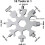 White Snowflake Key Tool 2