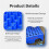 Moisture-Resistant Plastic Pallet with Breathable Mesh Ventilation, Suitable for Basements, Warehouses 2