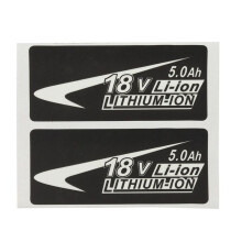 20 Ensembles D'étiquettes BL1830 pour Batterie AU Lithium-Ion 18V 5.0Ah étiquette Autocollante Adaptée AU Logo de Batterie 18V