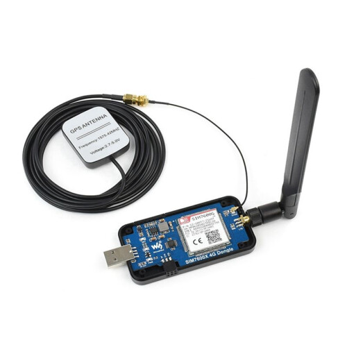 2X Waveshare SIM7600G-H 4G DONGLE Module An Internet Access Module for Raspberry Pi GNSS Global Communication 2