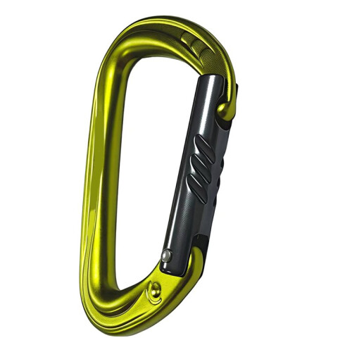 Locking Climbing Carabiners Quick-Release 24kn Climbing D-Type Climbing Hook Quick-Release Straight Rod Hook 1