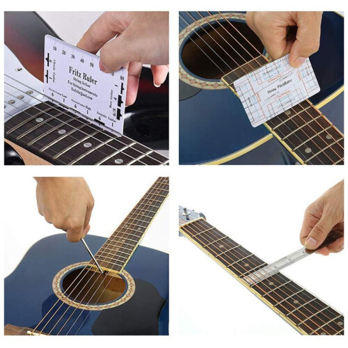 Guitar Tool Kit Set Multi-Functional Guitar Repair Toolbox Guitar Parts Replacement Toolbox Picks String Fixed Buckle 1