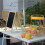 Double-Sided Foldable Dry Erase Whiteboard, Wood Frame Blackboard for Advertising & Teaching 4