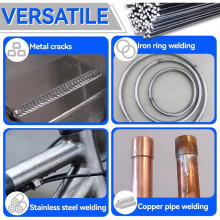 Aluminium Soldeerstaafjes, 50 Stuks, Laagsmeltend Aluminium, Aluminium Reparatiestaafjes voor Lassen in Alle Posities, Aluminium Soldeerdraad