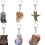 8pcs Cat Meme  Keychain,Funny Meme Image,Cat  Backpack Charm,for Nurses,Doctors,Students and Office Workers 6