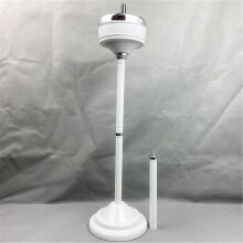 Outdoor Standing Ashtray with Lid, 600ml Stainless Steel Telescopic Adjustable Height Floor Ashtray for Home and Office