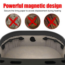 4pcs Air Fryer Magnets Air Fryer Liner Silicone Magnetic Buckle for Aviod Shifting Burning for All Airs Fryers C