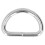 Anelli a D 100 pezzi Argento 2x15x10mm per collane 4