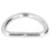 Anelli a D 100 pezzi Argento 2x15x10mm per collane 8