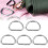 Anelli a D 100 pezzi Argento 2x15x10mm per collane 14