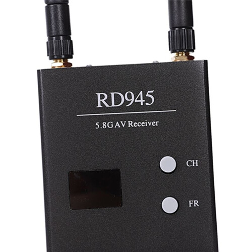 FPV 5.8 GHz 48CH RD945 Diversity Receiver with A/V and Power Cables 1