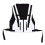Hiking Reflective Vest Waterproof Polyester, White, 47x42cm 2