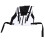Hiking Reflective Vest Waterproof Polyester, White, 47x42cm 15