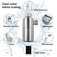 Edelstahl-Wasserhahnfilter, Antikalk-Universalfilter, 1/2 Zoll, für Küche und Bad
