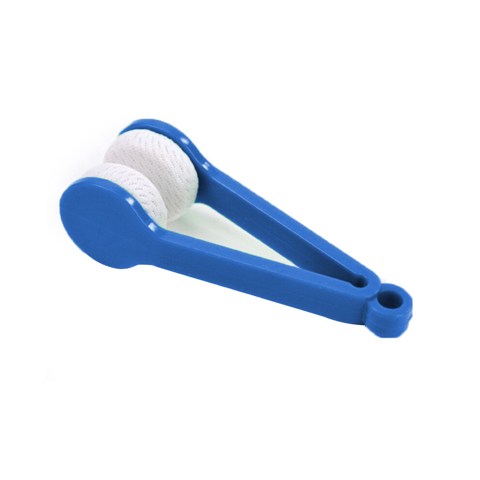 Roc-Electron (Blue) Portable Microfiber Glasses Cleaner - No Traces