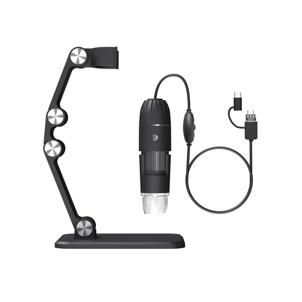Digital Microscope Handheld Usb Hd Inspection Camera 50X-1600X With Stand 8 Led Portable Microscopes For Pc Smartphone 4711651985726