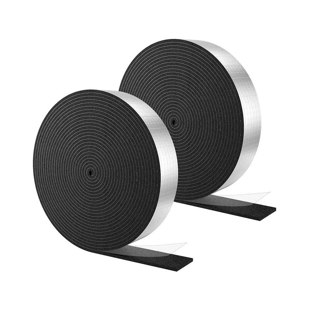 Pipe Wrap Insulation, Aluminum Foil Facing Pipe Wrap Insulation Tape For Outdoor Hot Water Pipe Freezing In Winter 4713374489970