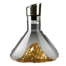 Carafe à Vin, Carafe à Vin Transparente avec Aérateur, Carafe à Vin Rouge avec Distributeur Intégré, Jinshan