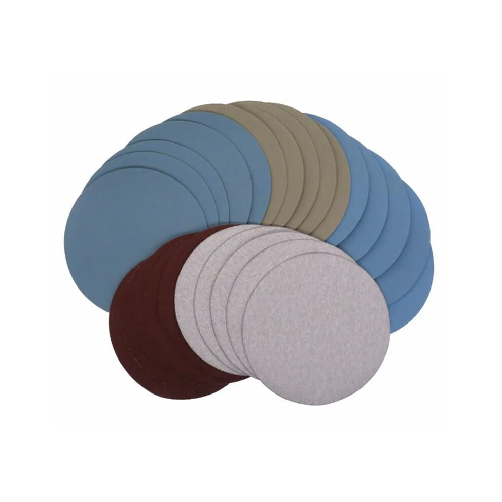 25Pcs Water Grinding Abrasive Paper 125Mm 5Inch Grit 1000 /2000 /3000 /4000/ 5000 Sandpaper Pad Hook Loop Sanding Discs 4713004398092