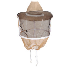 Outdoor Beekeeper Cowboy Hat with Breathable Fireproof Veil, 15.4in Brim