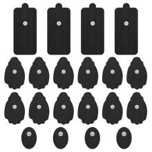 10 Pairs Unit Electrode Pads ,3.5mm Snap Replacement Pads for Electrotherapy Reuse More Than 30 Times