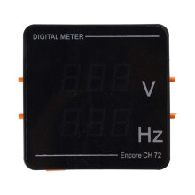 Upgraded Digital Voltmeter Frequency Panel Voltage HZ-Tester AC50-500V 10-99.9HZ Red-Digits Display