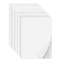 Iron  Adhesive Sheets 20PCS,Double-Sided Heat Melt Fabric Sheet, A4 Size Fusible Adhesive Sheets, Fusible Interfacing