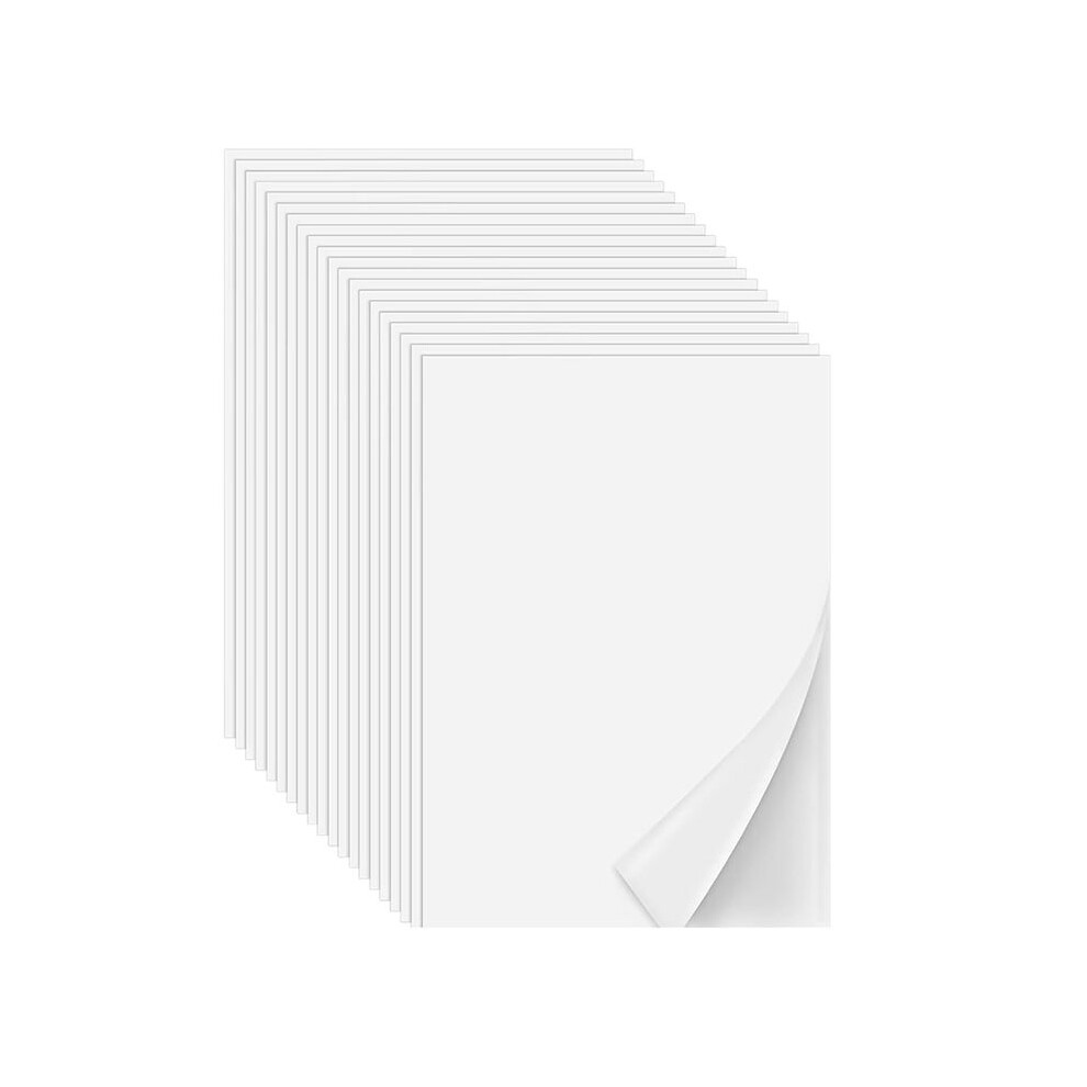 Iron Adhesive Sheets 20Pcs,Double-Sided Heat Melt Fabric Sheet, A4 Size Fusible Adhesive Sheets, Fusible Interfacing 6033335560615