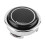 Universal Car Steering Wheel Horn Button Black Silver Durable Metal Plastic 2