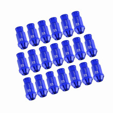 Blue Aluminium Wheel Nut M12X1.5 Racing Bolt