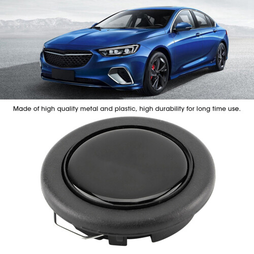 Black Horn Button Universal Steering Wheel 2