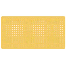 Wall Mounted Metal Pegboard Organizer with NoDrill Easy Installation for Crafts and Home Yellow