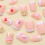 French Tip False Nails - Pink, Comfortable Stage Wear 10