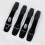 16PCS ABS Glossy Black Outer Side Door Handle Cover Trim with  Hole for  Explorer 2011-2018 3