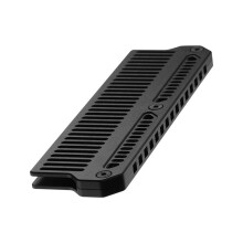 2X DDR4 DDR5 RAM-Speicher-KüHlköRper-KüHler, Speicher-KüHlweste, Aluminium-KüHler mit 9-W-Silikonfett-WäRmeleiter, Schwarz