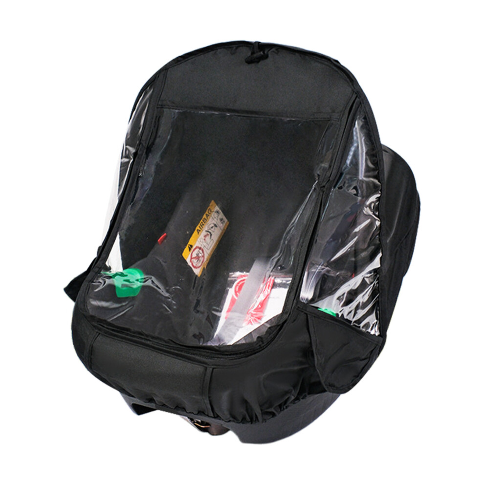 Roc-Electron (Black) Universal Baby Stroller Rain Cover - Eva, Waterproof