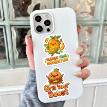 50Pcs Eco-Friendly Cartoon Food Stickers for Planners