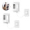 Fridge Lock with Code, Pack of 4 Fridge Locks, No Drilling, Fridge Locks for Refrigerators, Wine Cooler, Window Drawer 5