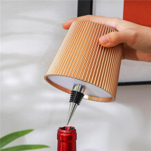 2X LED Wine Bottle Wireless Bottle Lamp Shade for Liquor Bottles 3 Color Stepless Dimming Wine Bottle Lights for Bars C