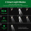 D-Solar Outdoor Lights-Motion Sensor Solar Powered Lights3 Modes-with Remote Control-Wall Security Lights 3