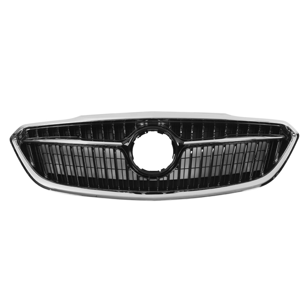 Front Bumper Upper Grille 23461446 Chrome Fit 2017-2019 Lacrosse Black 5001388961018