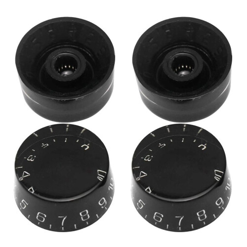 12Pcs Electric Guitar Top Hat Knobs Speed Volume Tone Control Knobs Compatible for  LP Style Guitar 2