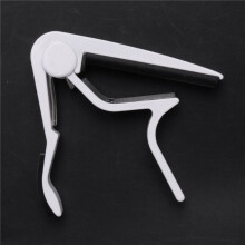 2X Weisser Einhand Gitarre Trigger Kapodaster mit Schnellwechsel