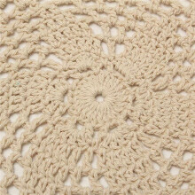 60Pcs Vintage Cotton Mat Round Hand Crocheted Lace Doilies Flower Coasters Lot Household Table Decorative Crafts