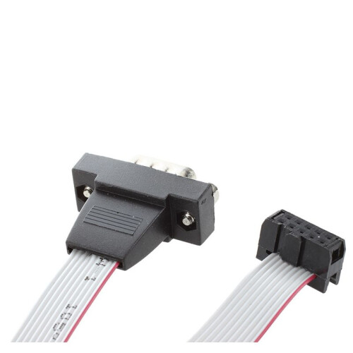 6X DB9 RS232 to 10 Pin Ribbon Cable Connector Adapter