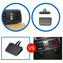 4PCS for X5/X6 Air Vent Outlet Tab Clip, Rear Row Fresh Air Grille Clips for X5 E70 2006-2012, X6 E71 2008-2013
