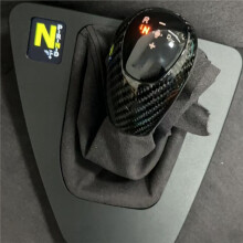 Car Gearbox Panel Gear Lever Knob Led Gear for E90 E92 E93 M3 Car Modified Gear Lever Accessories Silvery LHD